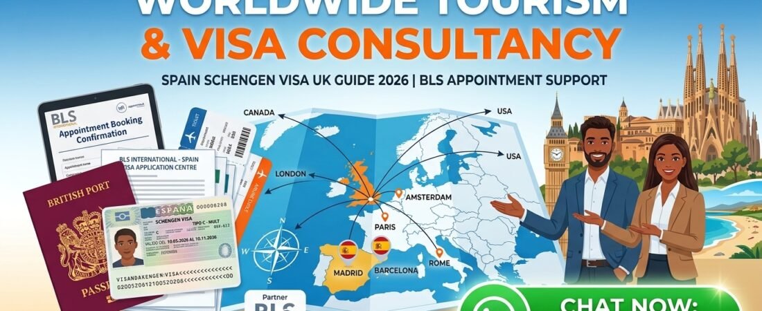 How to Apply for a Spain Schengen Visa from UK (2026 Step-by-Step VFS & BLS Guide)
